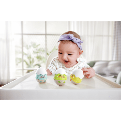 Set de 3 hochets poussins