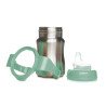 tasse Inox avec anse bec souple silicone