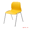Chaise empilable clara t3 jaune - Papouille