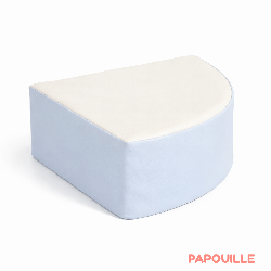 Pouf triangle en mousse imperméable assise 15 cm - Papouille