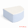 Pouf triangle en mousse imperméable assise 15 cm - Papouille