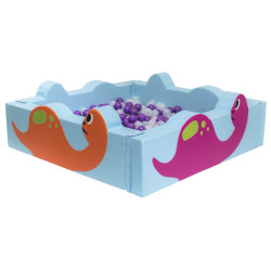 Piscine à balles dinosaure - Papouille