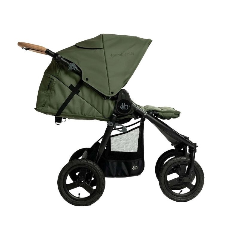 Poussette double - olive