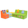 Ensemble canapé, fauteuils et table en mousse souris - Papouille