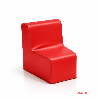 Chauffeuse d'angle 32 cm rouge - Papouille
