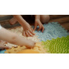 Tapis puzzle sensoriel / sensation / tactile pastel - Papouille