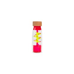 Bouteille sensorielle - spiral rose