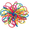 Balle souple à boucles multicolore - Papouille