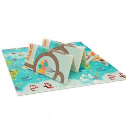 Tapis de jeu pliable XXL - réversible Mundopark