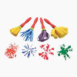 Set de 4 brosses à texture - Papouille