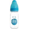Biberon en verre regul'Air 110 ml - tétine NN silicone - Turquoise