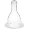 Biberon en verre regul'Air 110 ml - tétine NN silicone - Turquoise