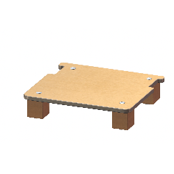 Repose pieds en bois - TC-T2