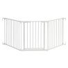 Barrière rétractable 74,5 cm jusqu’à 1,95 m - Blanc