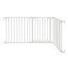 Barrière rétractable 74,5 cm jusqu’à 1,95 m - Blanc