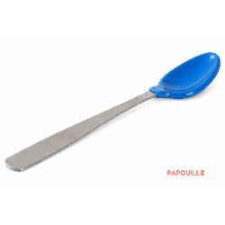 cuillère bébé douce en silicone long manche inox