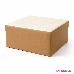 Pouf table carré en mousse imperméable assise 30 cm