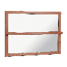 Miroir avec barre de maintien