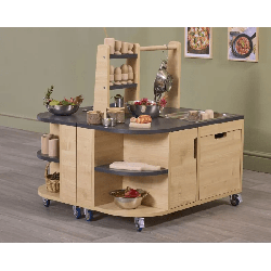 Cuisine de jeu - ilot central