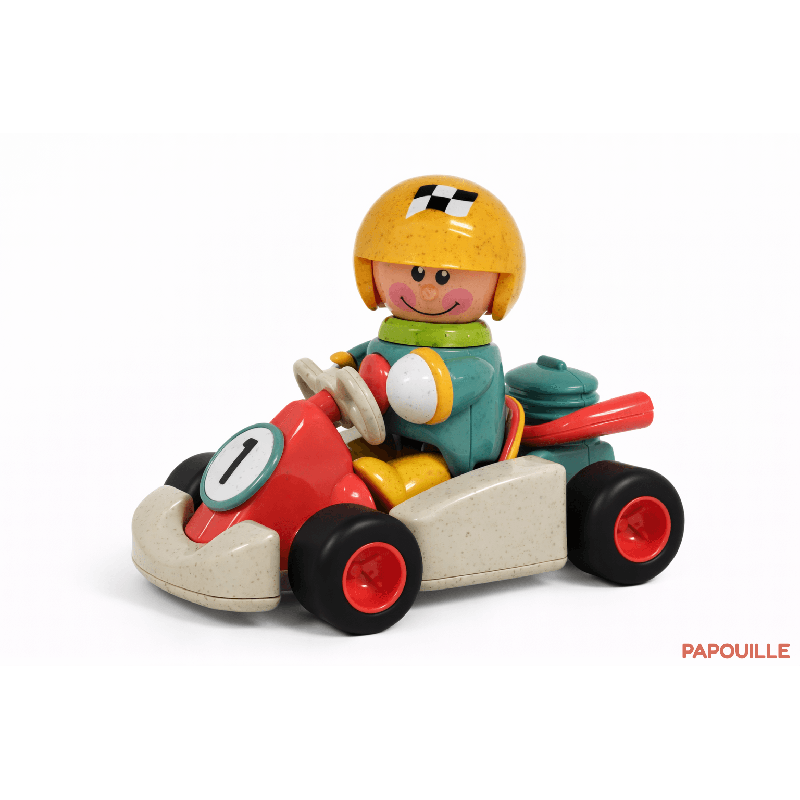Voiture de Kart avec personnage - Tolo Bio