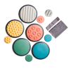 Disques tactiles enfant 1 an et + - Papouille