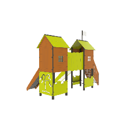 Structure de jeux Actinat - Fixations courtes