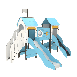 Structure de jeux Mer Thalassa - Fixations courtes