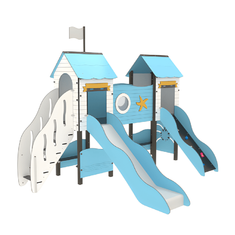 Structure de jeux Mer Thalassa - Fixations courtes