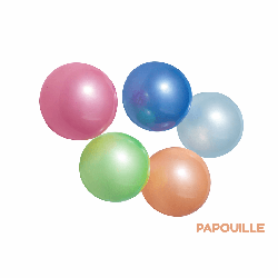 Ballon decore 22cm uni - Papouille