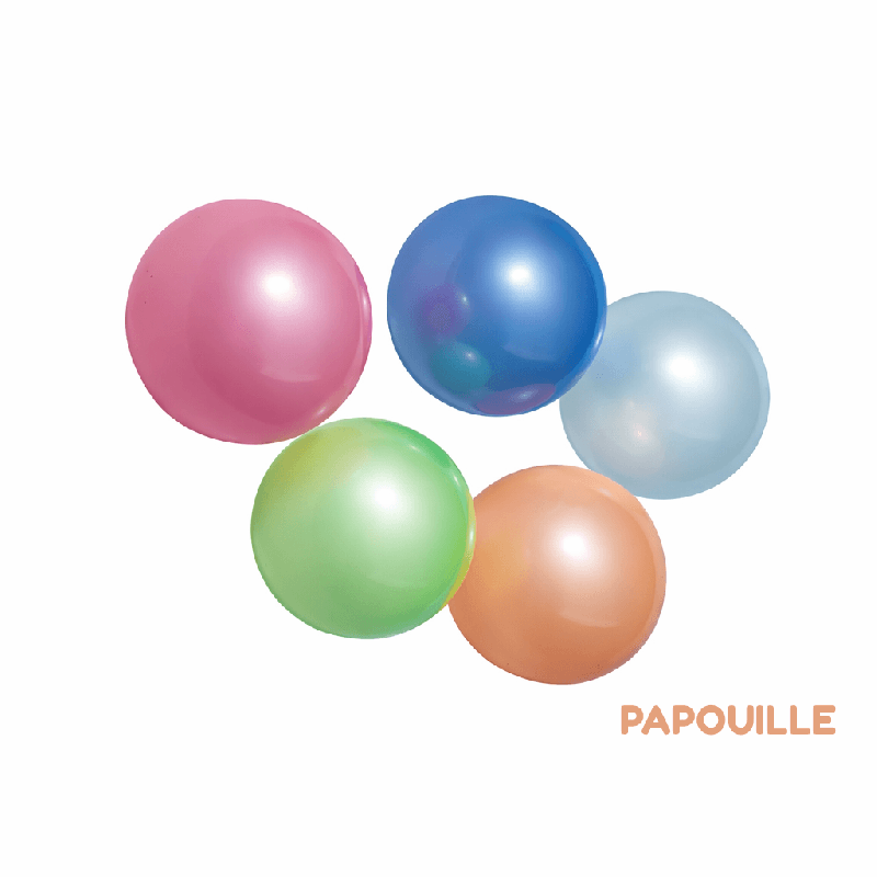 Ballon decore 22cm uni - Papouille