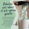 Poubelle à couches twist and click xl 60 couches greenfilm - Papouille