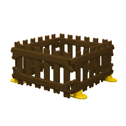 Barrière modulaire - 4 panneaux