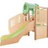 Structure de motricité toboggan - dans les bois