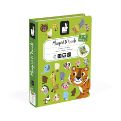 Livre puzzle magnétique les animaux - Papouille