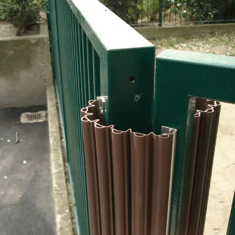 Anti pince-doigts Garomin rail + vis + ADH - Vert