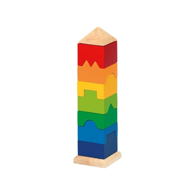 Tour en bois à empiler - crèche - Papouille