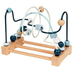 Circuit à billes spirale bois - Papouille