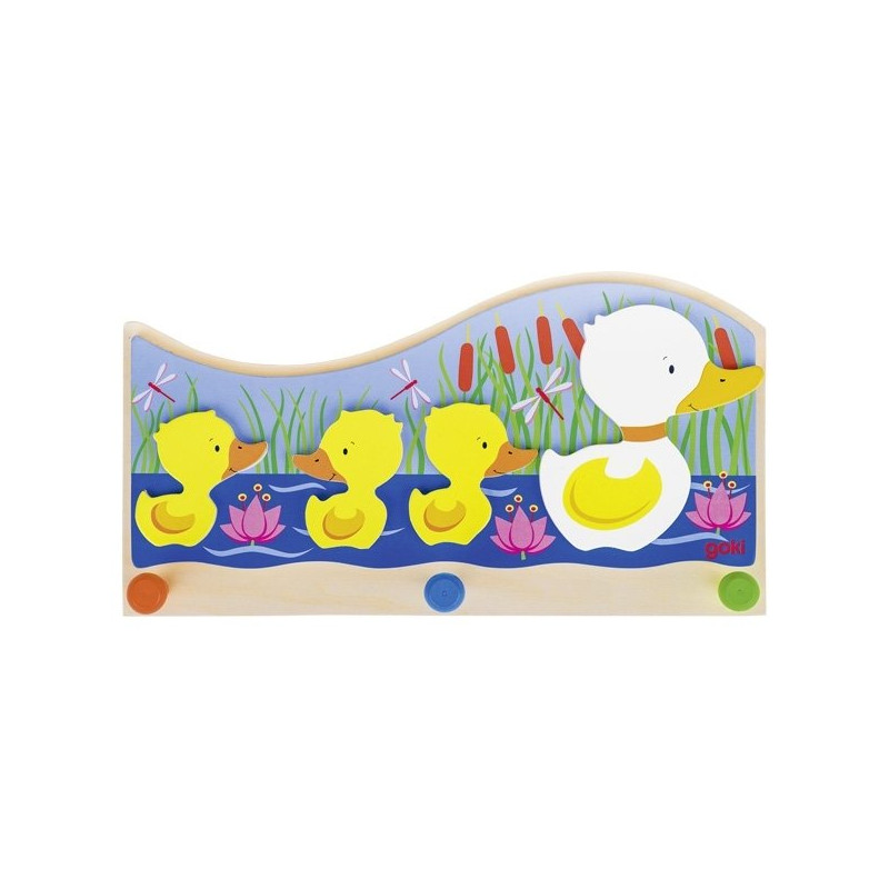 Portemanteau, famille de canards 3 patères - Papouille