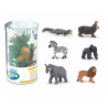 Figurines mini plus sauvages lot 1 (tube, 6 pcs) - Papouille