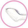 2 sucettes soft touch silicone taille 0-6m physiologique - Papouille