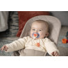2 sucettes soft touch silicone taille 0-6m physiologique - Papouille