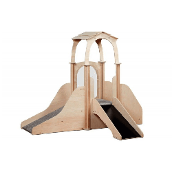 Structure de jeux - 2 toboggans