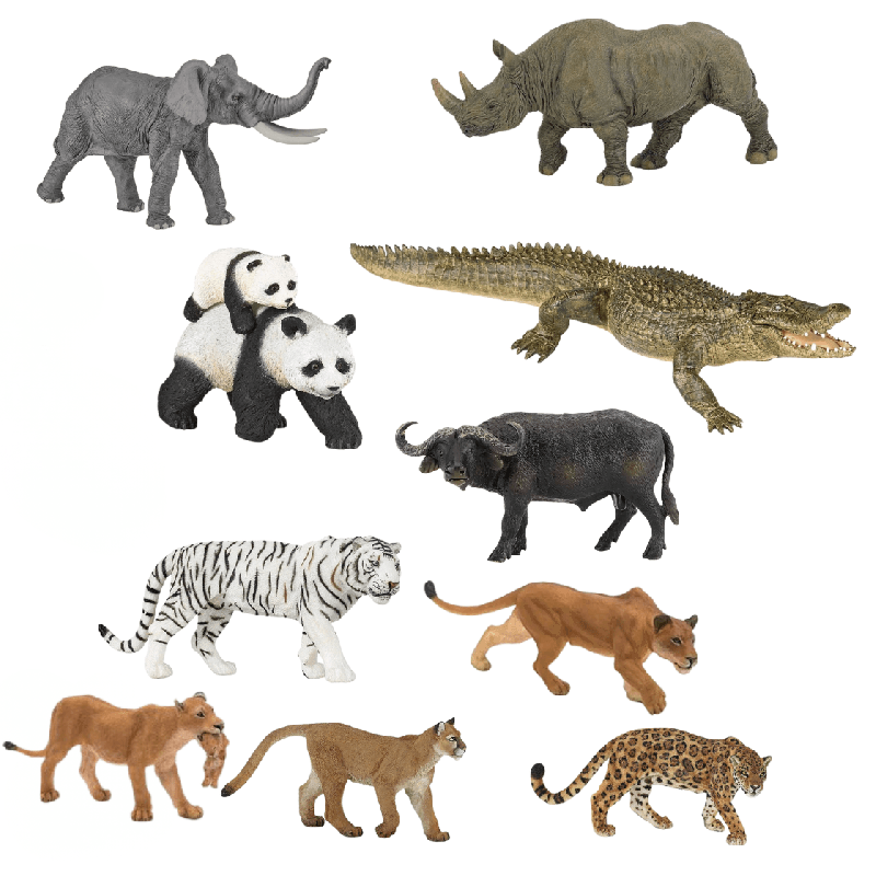 Lot n°4 11 figurines animaux sauvages (figurines papo)