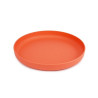 Assiette plate en pla diam. 17,8 orange - Papouille
