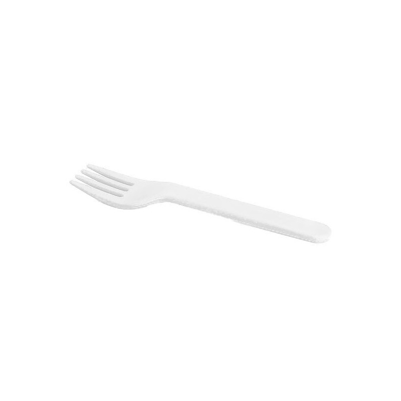 Fourchette pla blanc - Papouille