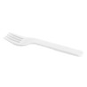 Fourchette pla blanc - Papouille