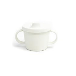 Tasse apprentissage blanche écologique - Papouille