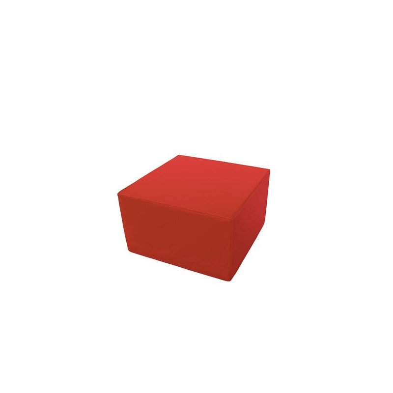 Pouf cube en mousse pvc h.25cm