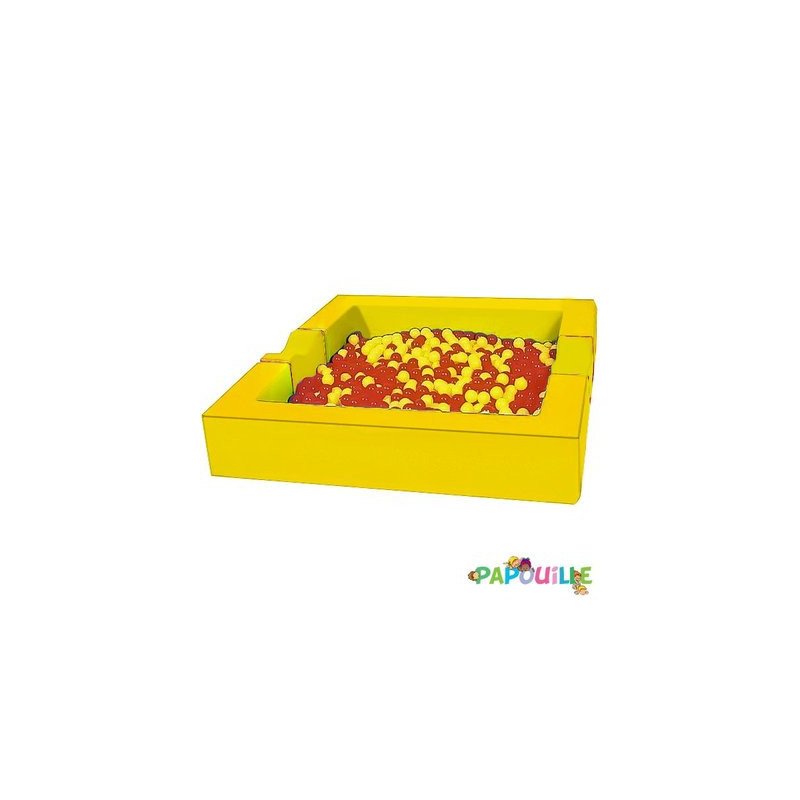 Piscine à balles en mousse revêtement pvc avec extension (complète)