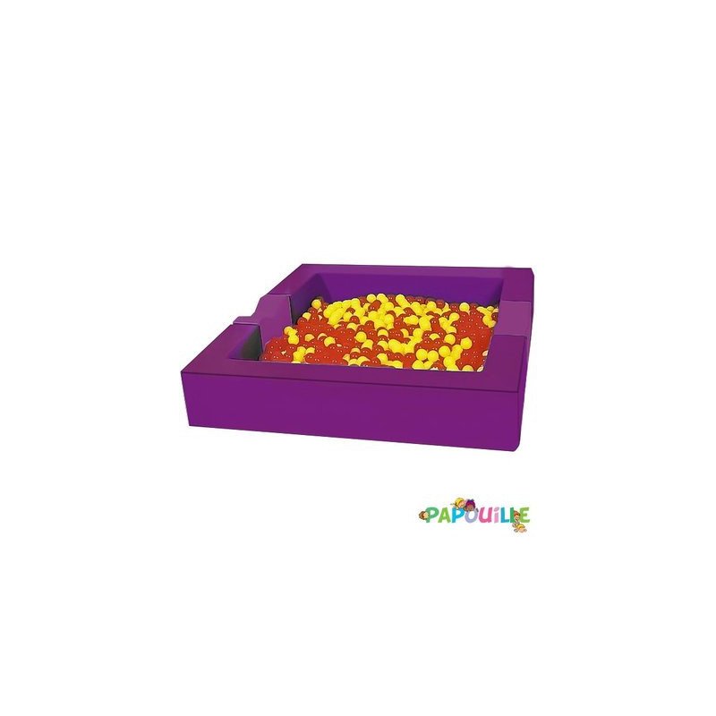 Piscine à balles en mousse revêtement pvc avec extension (complète)